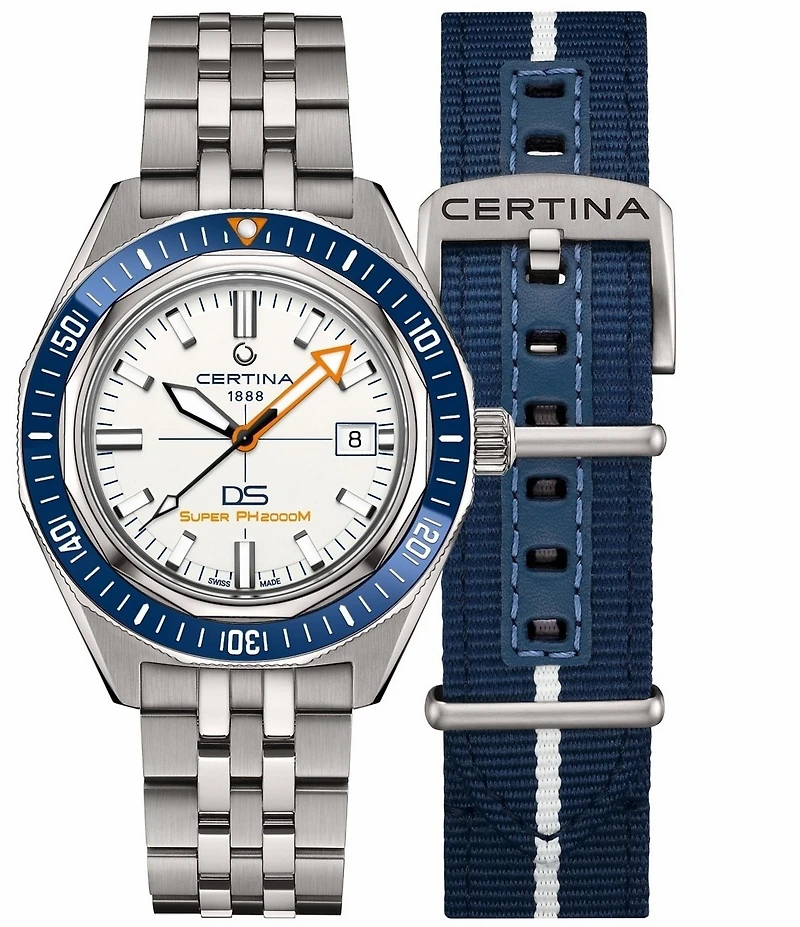 Certina Men's DS Super PH2000M Automatic Titanium Bracelet Watch