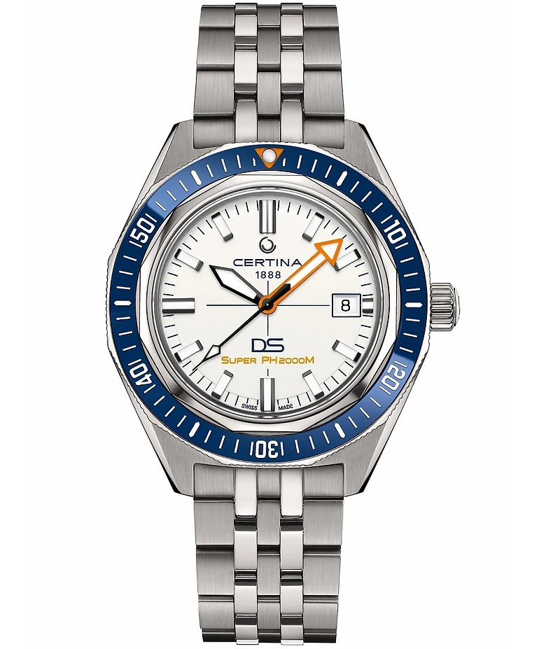 Certina Men's DS Super PH2000M Automatic Titanium Bracelet Watch