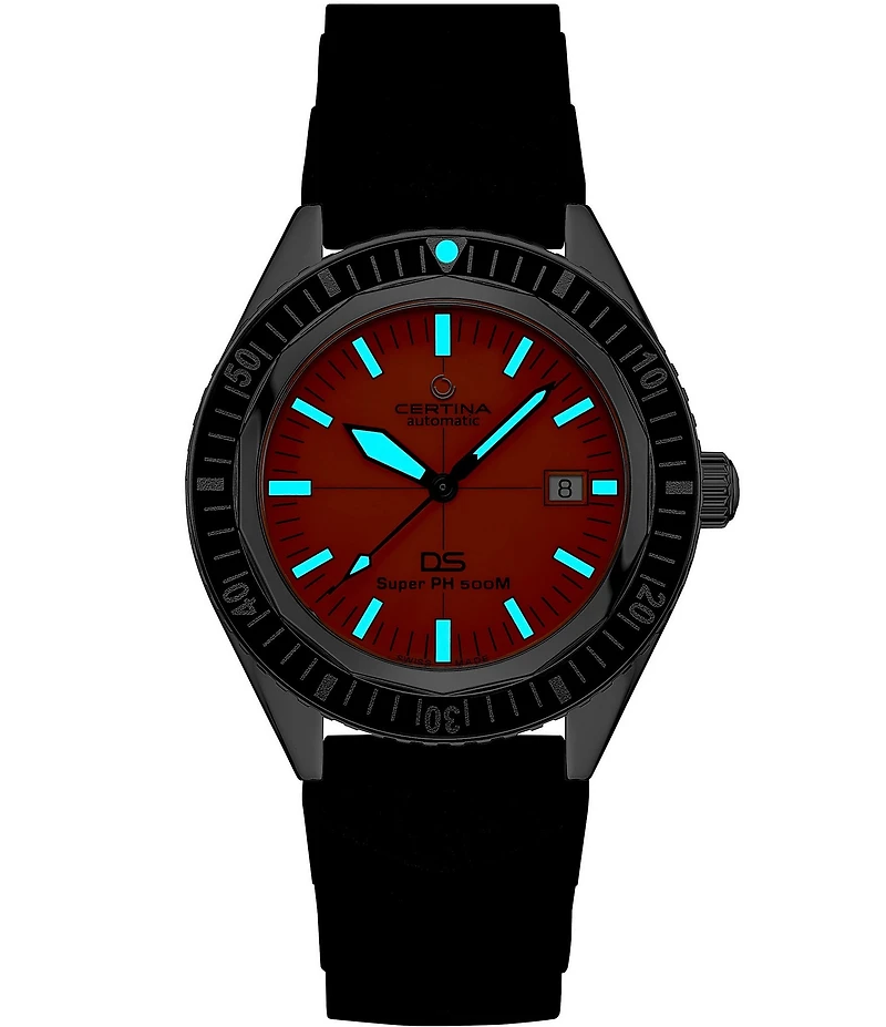 Certina Men's DS Super PH500M Automatic Black Strap Watch