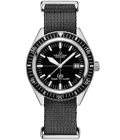 Certina Men's DS Super PH500M Automatic Fabric Strap Watch