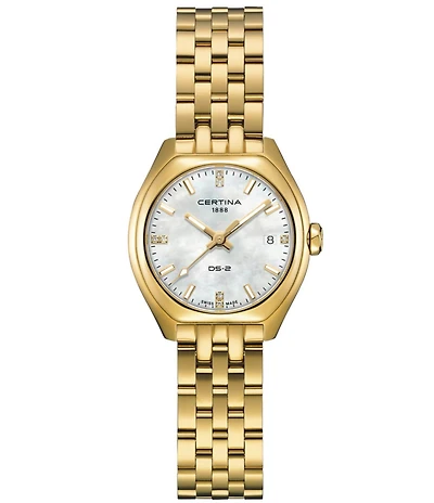 Certina Women's DS-2 Quartz Analog Stainless Steel Bracelet Watch