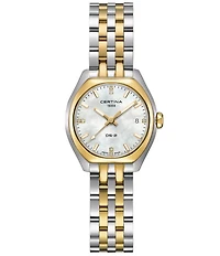Certina Women's DS-2 Quartz Analog Two Tone Stainless Steel Bracelet Watch