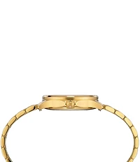 Certina Women's DS-8 Lady Quartz Analog Gold Tone Stainless Steel Bracelet Watch