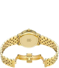 Certina Women's DS-8 Lady Quartz Analog Gold Tone Stainless Steel Bracelet Watch