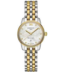 Certina Women's DS-8 Lady Mechanical Automatic Two Tone Stainless Steel Bracelet Watch