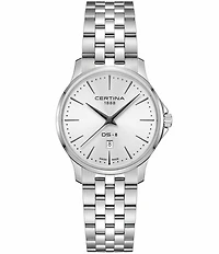 Certina Women's DS 8 Quartz Analog Stainless Steel Bracelet Watch