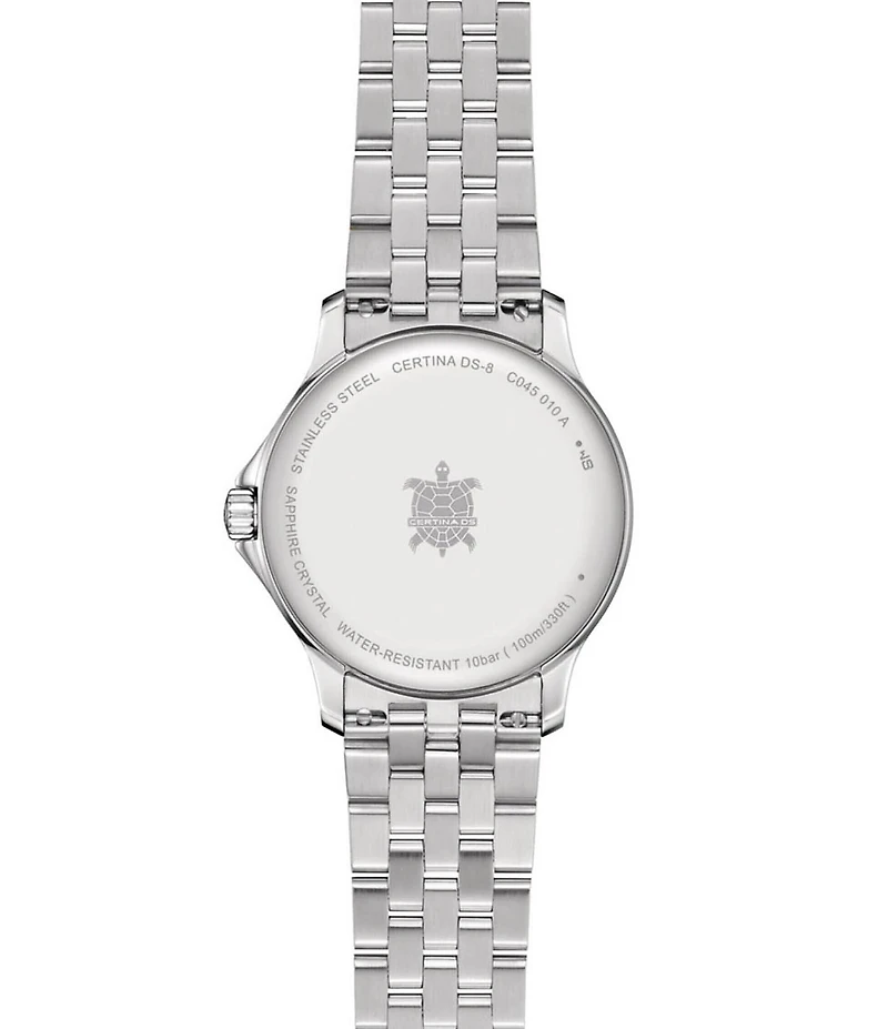 Certina Women's DS 8 Quartz Analog Stainless Steel Bracelet Watch