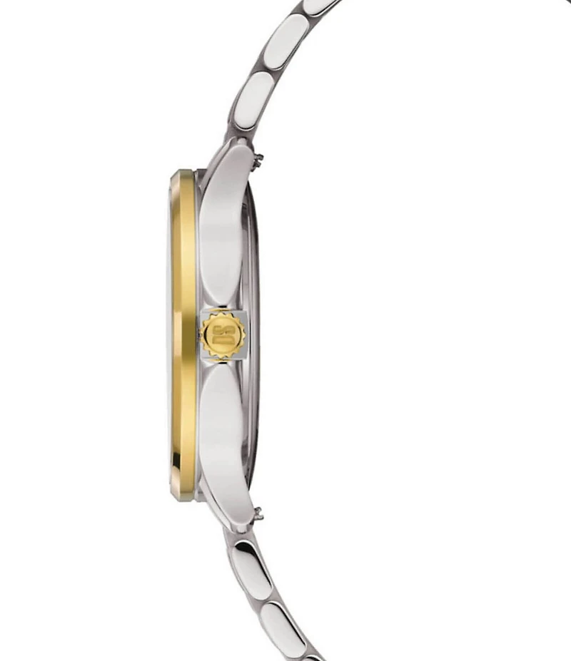 Certina Women's DS 8 Quartz Analog Two Tone Titanium Bracelet Watch