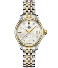 Certina Women's DS Action Lady Power Automatic Two Tone Stainless Steel Bracelet Watch