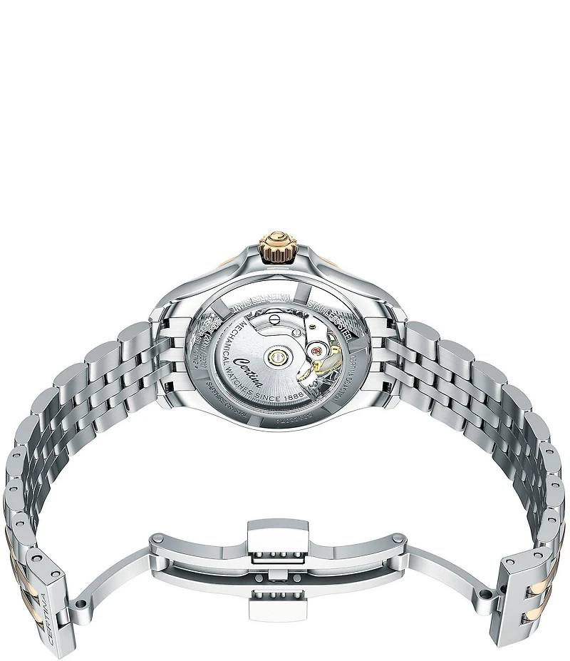 Certina Women's DS Action Lady Power Automatic Two Tone Stainless Steel Bracelet Watch
