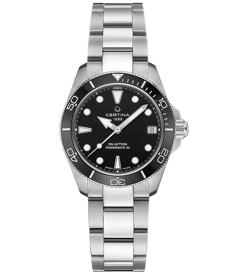 Certina Women's DS Action Lady Quartz Analog Stainless Steel Bracelet Watch
