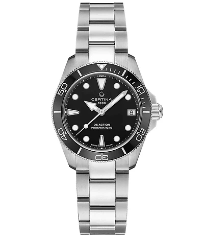 Certina Women's DS Action Lady Quartz Analog Stainless Steel Bracelet Watch