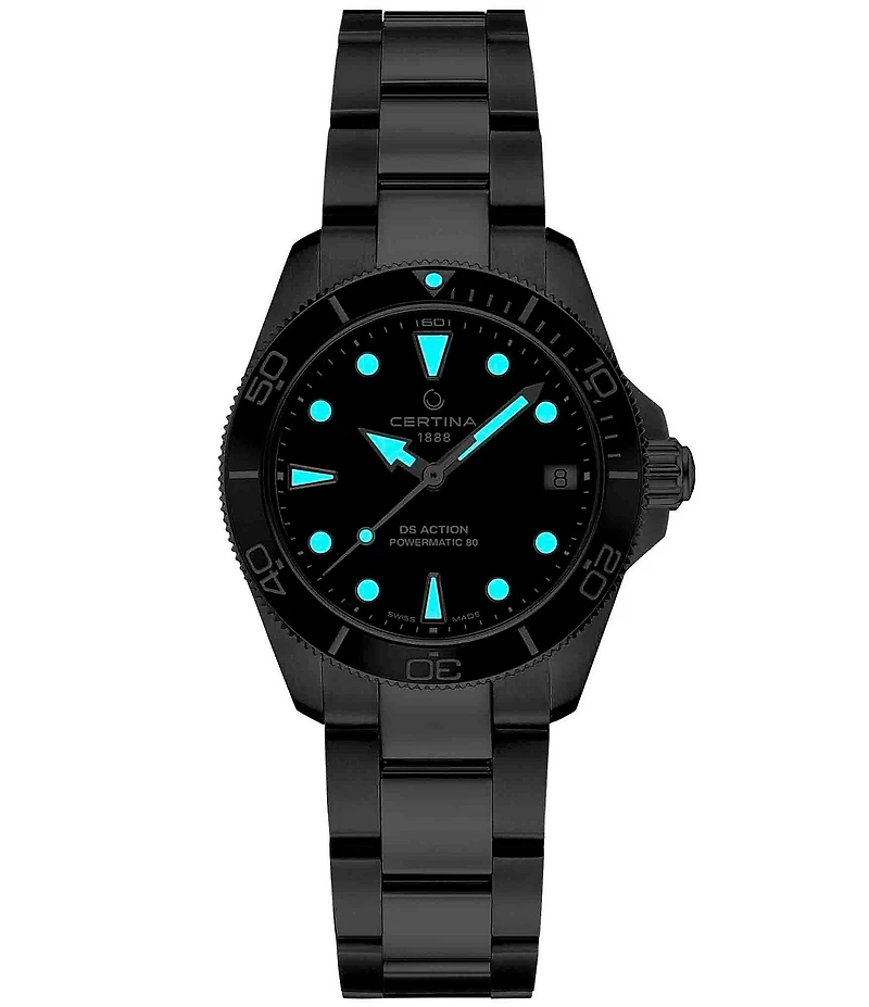 Certina Women's DS Action Lady Quartz Analog Stainless Steel Bracelet Watch