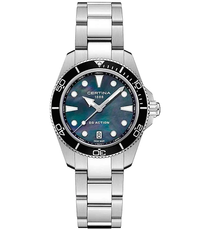 Certina Women's DS Action Quartz Automatic Stainless Steel Bracelet Watch