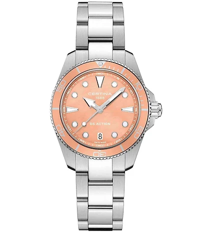 Certina Women's DS Action Quartz Automatic Stainless Steel Bracelet Watch