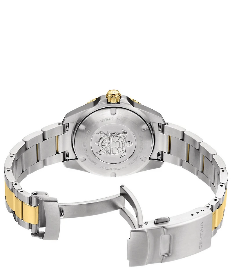 Certina Women's Ds Action Quartz Analog Two Tone Stainless Steel Bracelet Watch