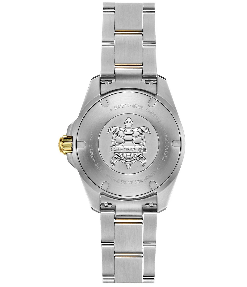Certina Women's Ds Action Quartz Analog Two Tone Stainless Steel Bracelet Watch