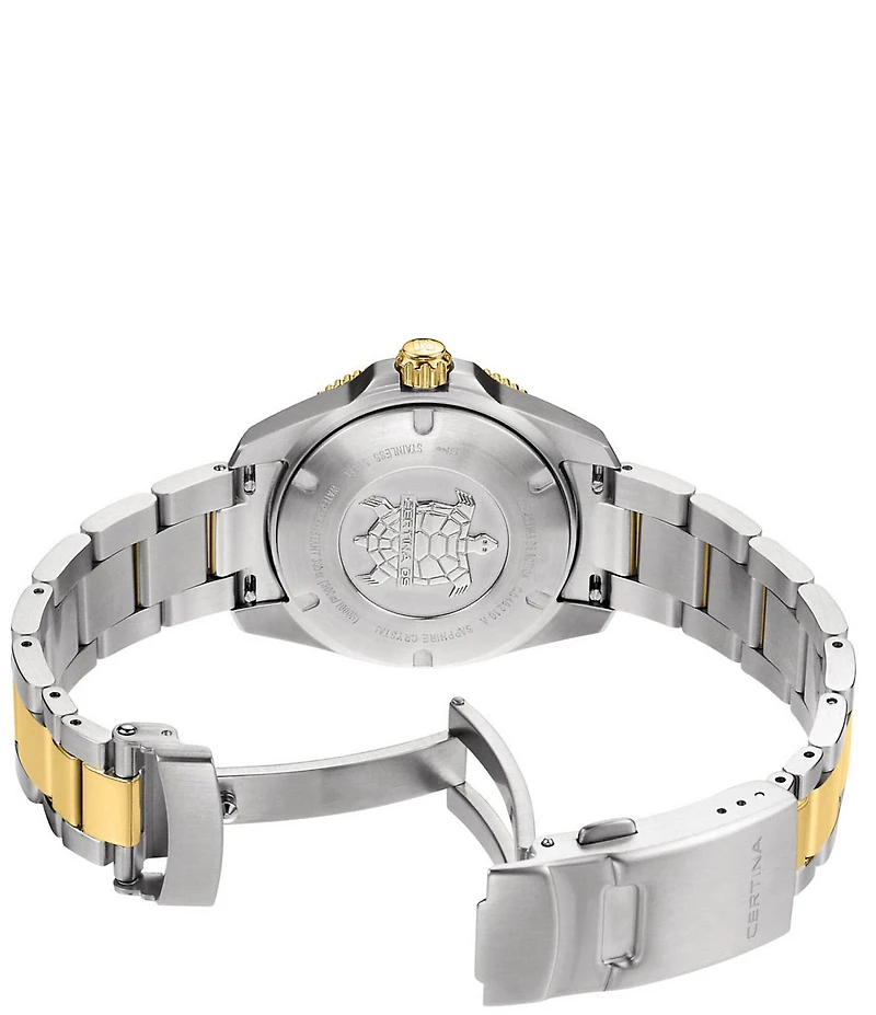 Certina Women's Ds Action Quartz Analog Two Tone Stainless Steel Bracelet Watch