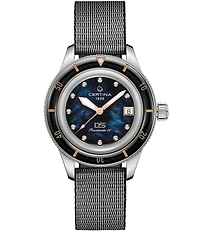 Certina Women's DS PH200M Automatic Black Strap Watch