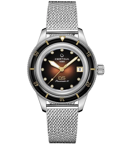 Certina Women's DS PH200M Automatic Stainless Steel Mesh Bracelet Watch