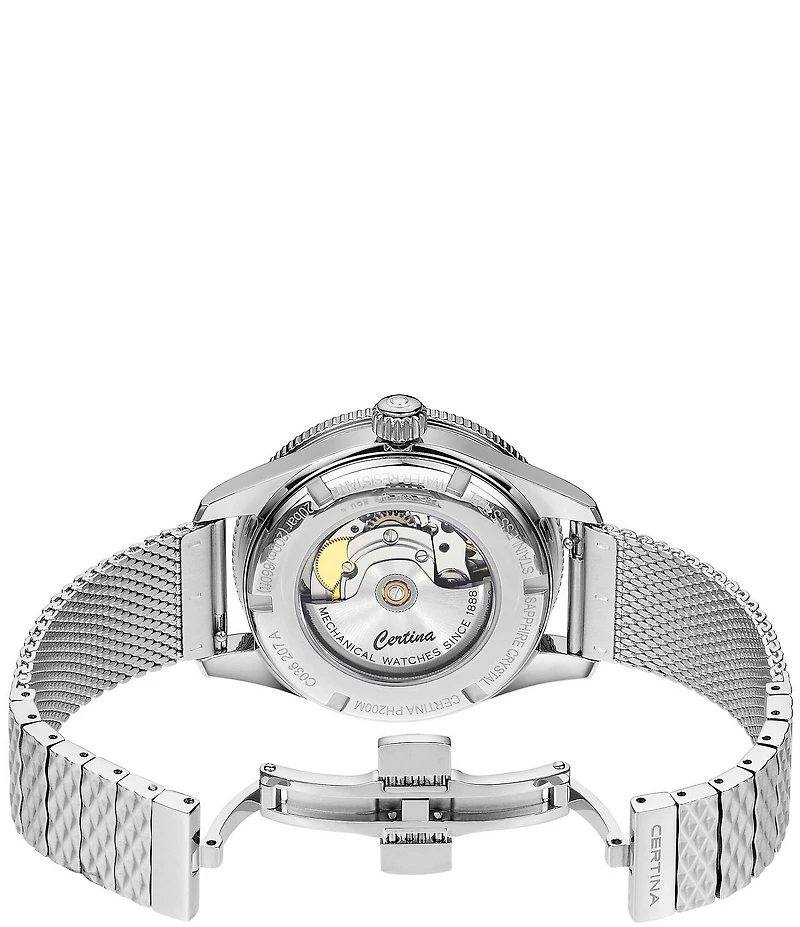 Certina Women's DS PH200M Automatic Stainless Steel Mesh Bracelet Watch