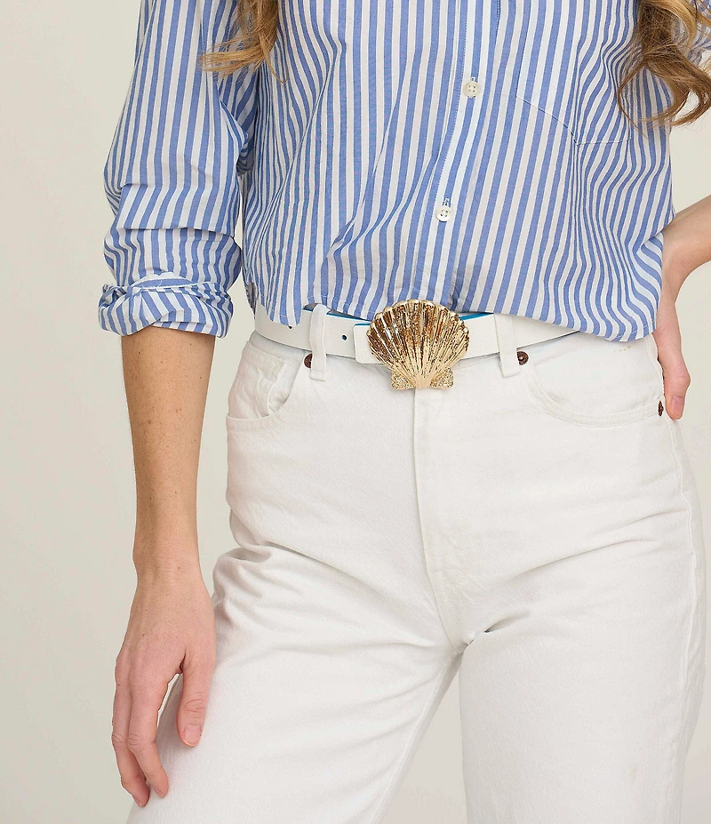 Cesoli 1.2#double; Classic Pebbled Reversible Leather Belt