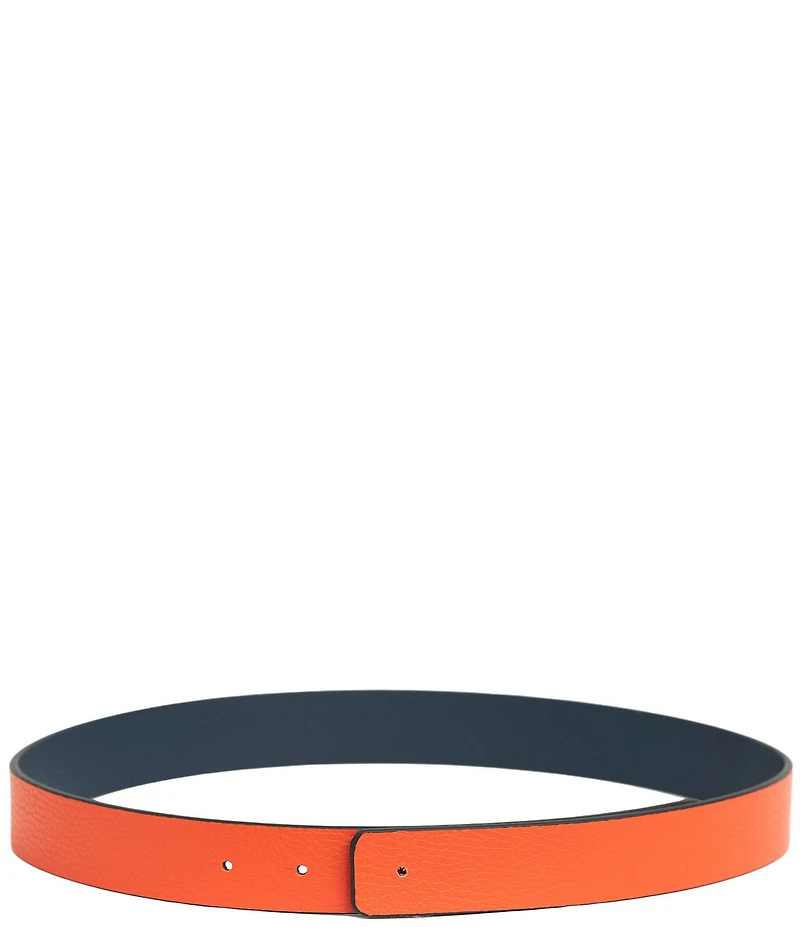Cesoli 1.2#double; Classic Pebbled Reversible Leather Belt