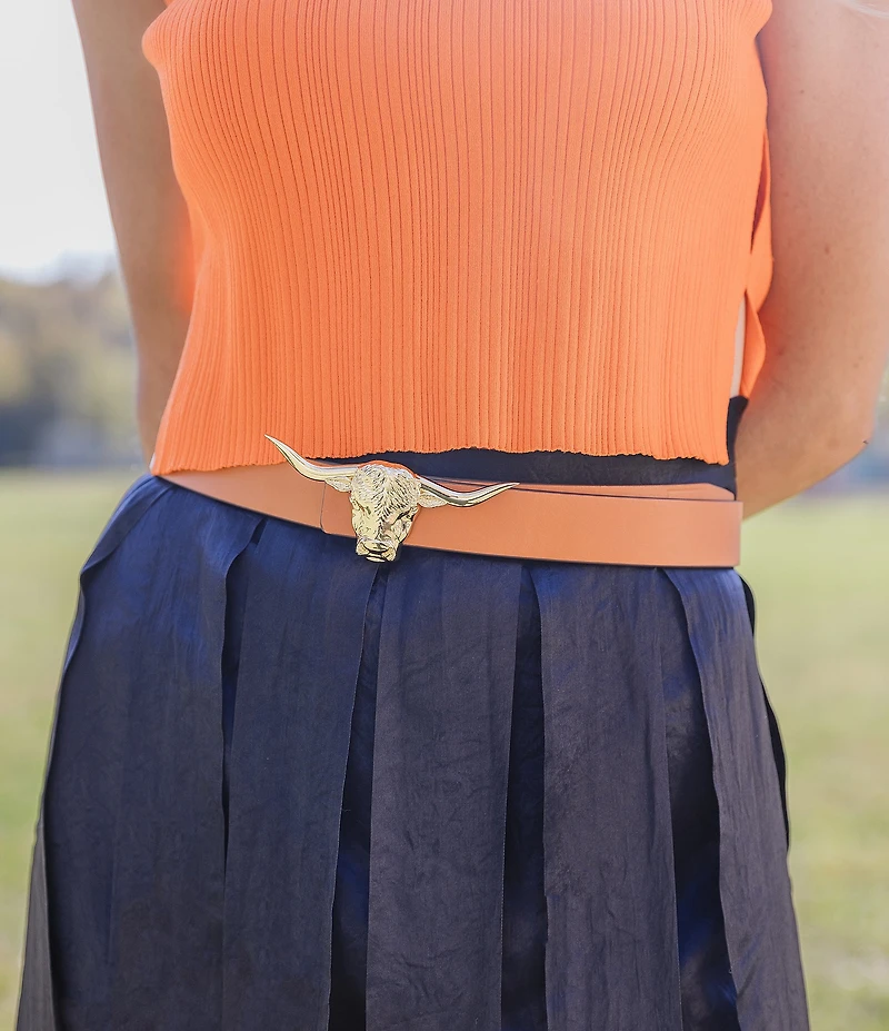 Cesoli 1.2#double; Classic Pebbled Reversible Leather Belt