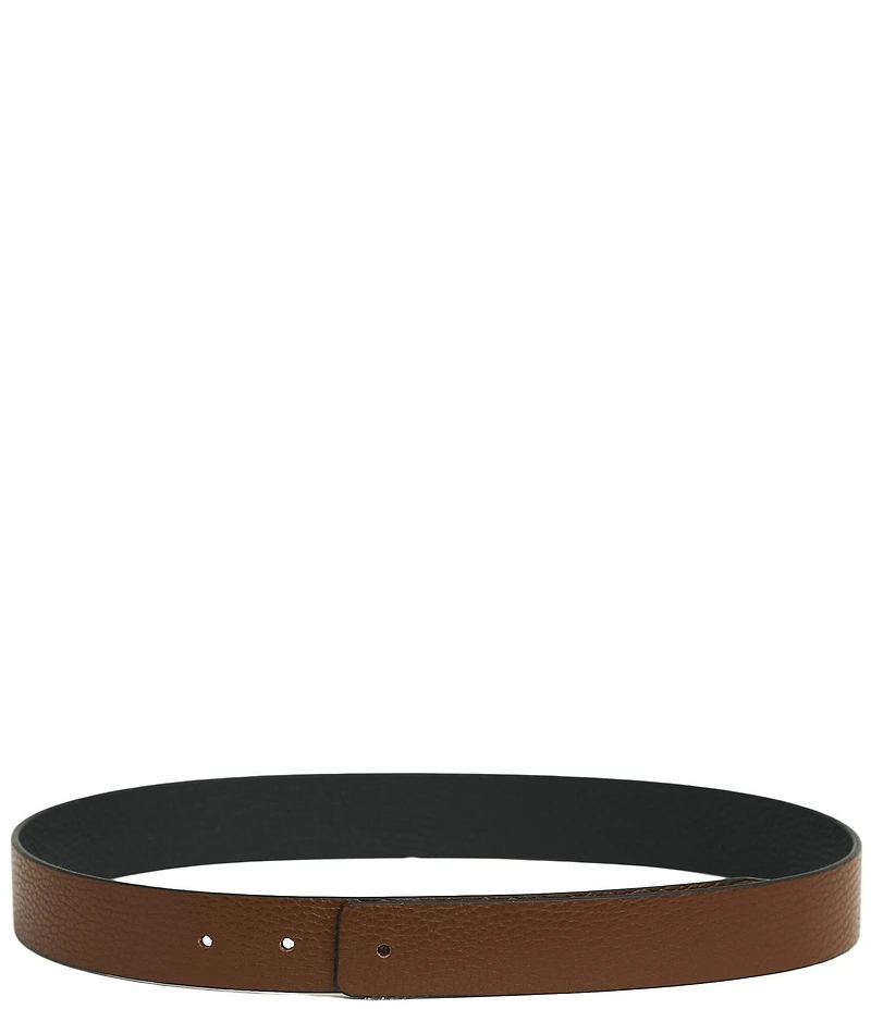Cesoli 1.2#double; Classic Pebbled Reversible Leather Belt