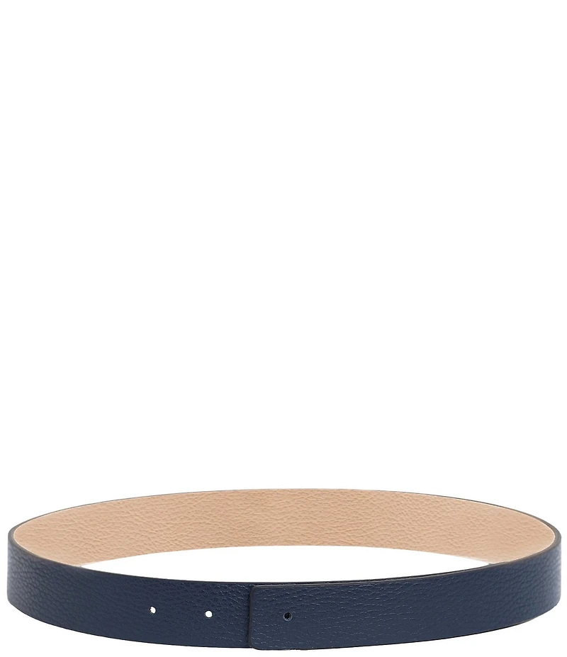 Cesoli 1.2#double; Classic Pebbled Reversible Leather Belt