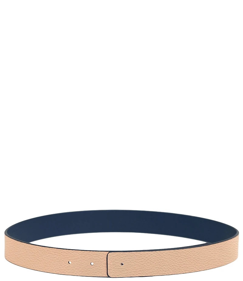 Cesoli 1.2#double; Classic Pebbled Reversible Leather Belt