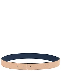 Cesoli 1.2#double; Classic Pebbled Reversible Leather Belt