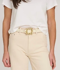 Cesoli 1.2#double; Classic Pebbled Reversible Leather Belt