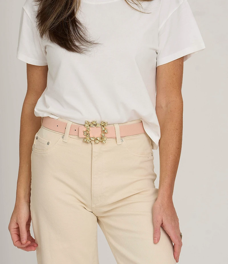 Cesoli 1.2#double; Classic Pebbled Reversible Leather Belt