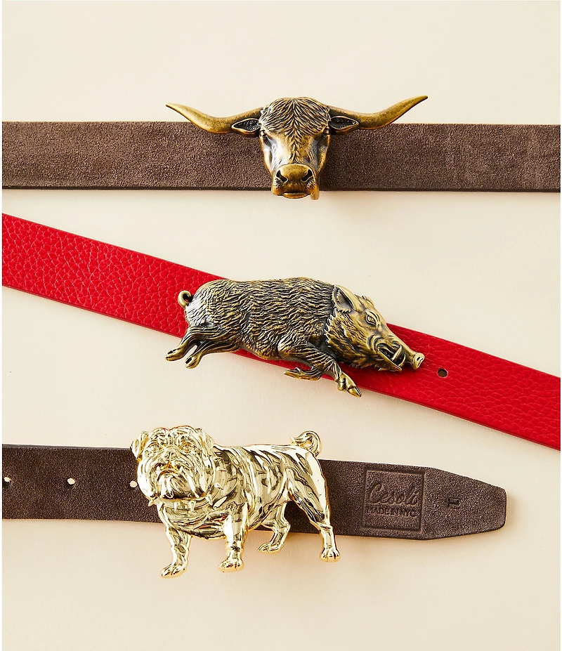 Cesoli Bulldog Collegiate Belt Buckle