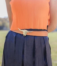 Cesoli Lansing Longhorn Belt Buckle