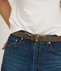 Cesoli Lansing Longhorn Belt Buckle