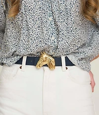 Cesoli Petite Saratoga Horse Belt Buckle