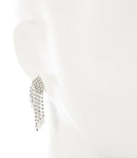 Cezanne Angle Fringe Chandelier Earrings