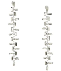Cezanne Baguette Ladder Linear Earrings