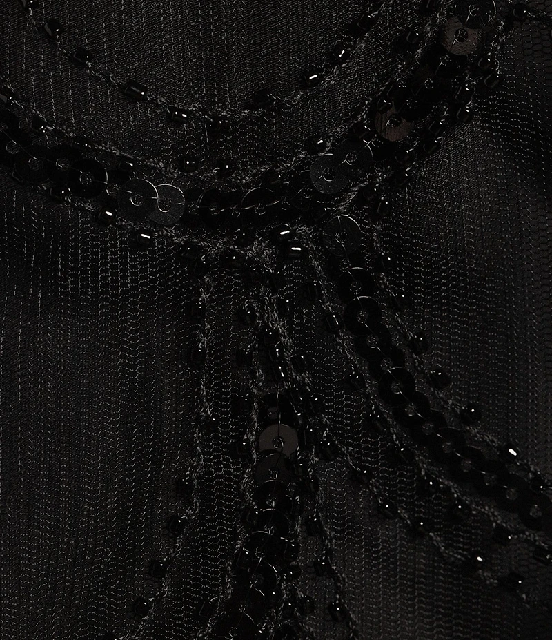 Cezanne Sequin Scallop Evening Capelet