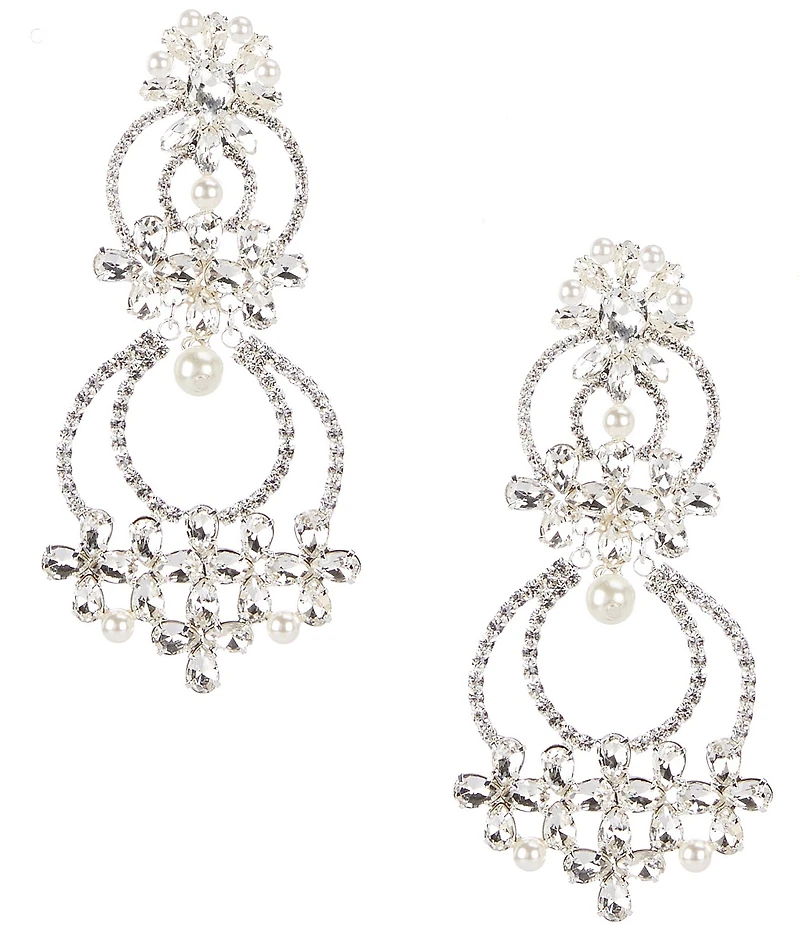 Cezanne Beatrice Orbital Drop Earrings