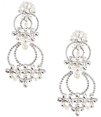 Cezanne Beatrice Orbital Drop Earrings