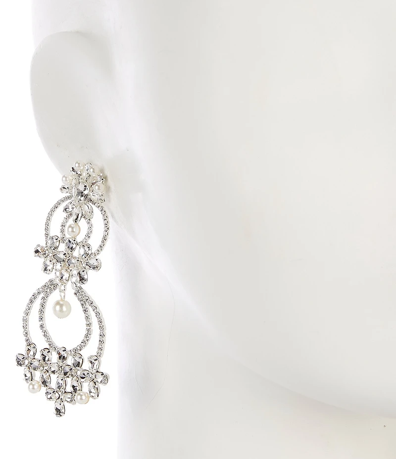 Cezanne Beatrice Orbital Drop Earrings