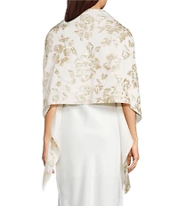 Cezanne Brocade Flower Evening Wrap