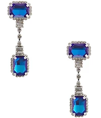 Cezanne Cristina Blue Drop Earrings