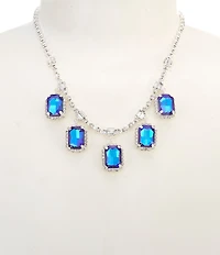 Cezanne Cristina Blue Statement Necklace