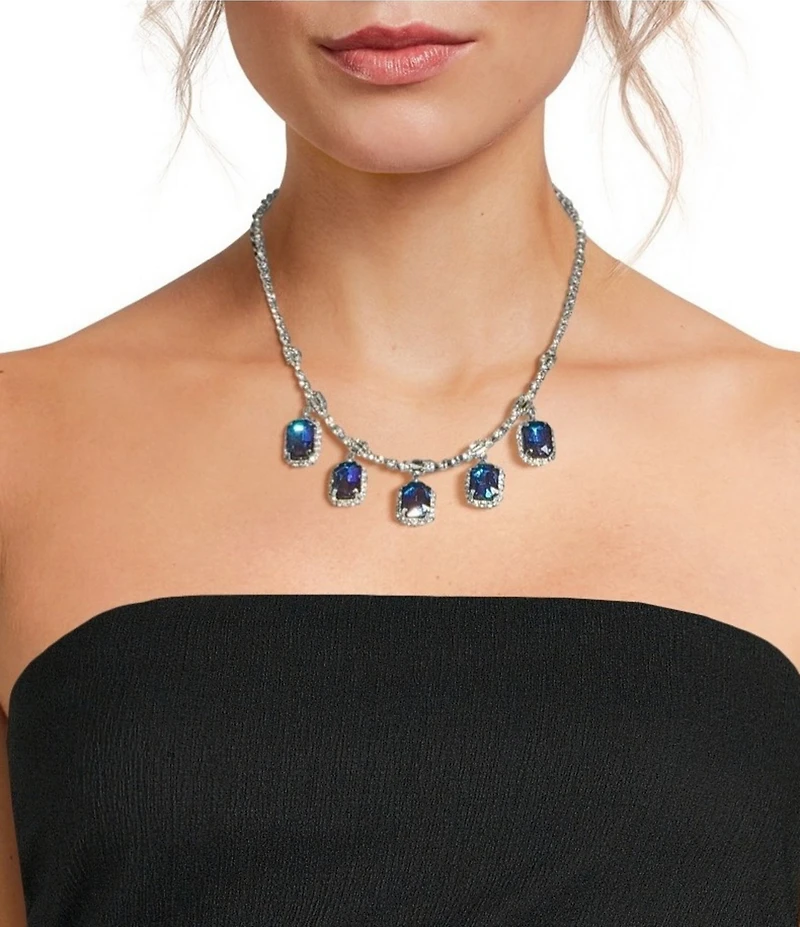 Cezanne Cristina Blue Statement Necklace