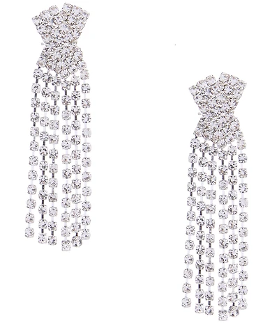Cezanne Crossover Tassel Earrings