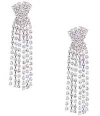 Cezanne Crossover Tassel Earrings
